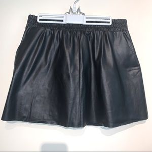 BCBG MaxAzria Faux Leather Mini Skirt